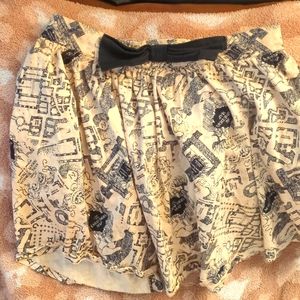 Size Large Her Universe Harry Potter Maradaurs Map skirt